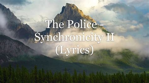 The Police – Synchronicity II lyrics